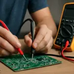 Come identificare un corto circuito sulle piste del PCB: la procedura precisa che previene danni ai componenti