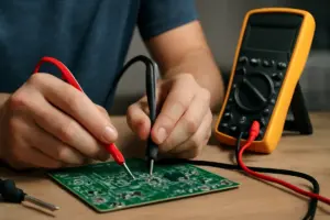 Come identificare un corto circuito sulle piste del PCB: la procedura precisa che previene danni ai componenti