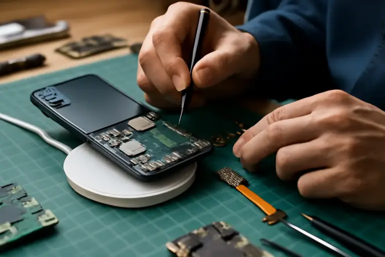 Ricarica wireless nei dispositivi moderni: come incide sulle riparazioni di schede e moduli