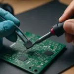 Sostituzione microintegri: come evitare di rovinare piste fragili su PCB con una semplice accortezza