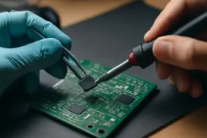 Sostituzione microintegri: come evitare di rovinare piste fragili su PCB con una semplice accortezza