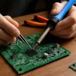 Sostituire componenti SMD senza stazione ad aria calda: la tecnica che pochi usano davvero