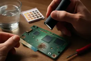 Come rilevare tracce di umidità su schede elettroniche? Il test rapido con materiali a portata di mano