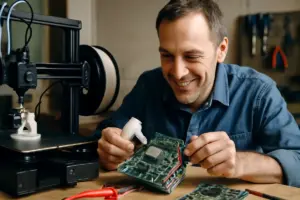L’utilizzo della stampa 3D per rifare componenti elettronici: il beneficio concreto per i riparatori