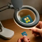 Lampada da banco con lente: la regolazione che permette di vedere micro-difetti che sfuggono a occhio nudo