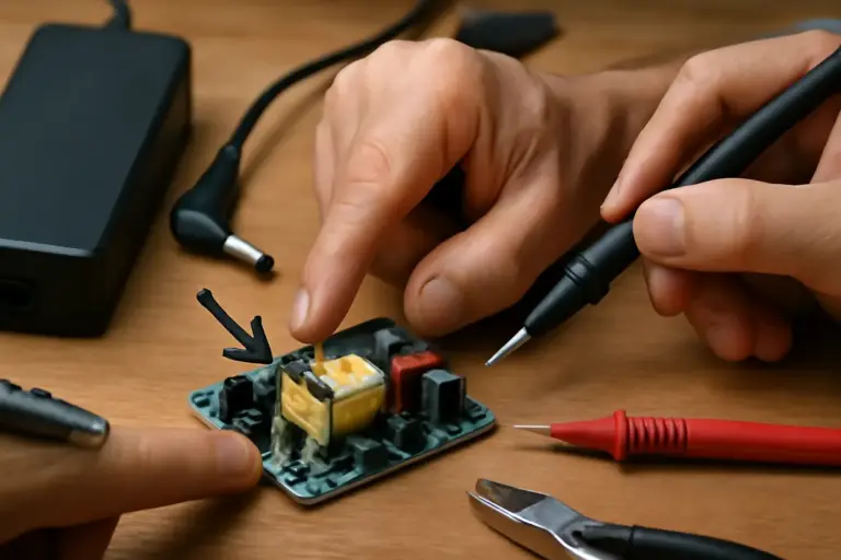 Riparazione di alimentatori per laptop: individua subito il componente più a rischio