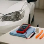 Riparare piccoli danni elettronici e graffi sulle auto bianche: soluzioni pratiche