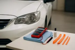 Riparare piccoli danni elettronici e graffi sulle auto bianche: soluzioni pratiche